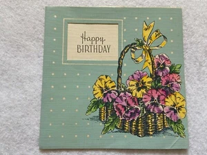 Happy Birthday Unused Greeting Card - Picture 1 of 2
