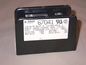 GOULD SHAWMUT FERRAZ 67041 power distr. block (NOS) - Picture 1 of 3
