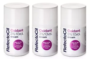 3x Refectocil Oxidant 3% Creme Entwickler für Augenbrauen Wimpernfarbe 100 ml - Bild 1 von 1