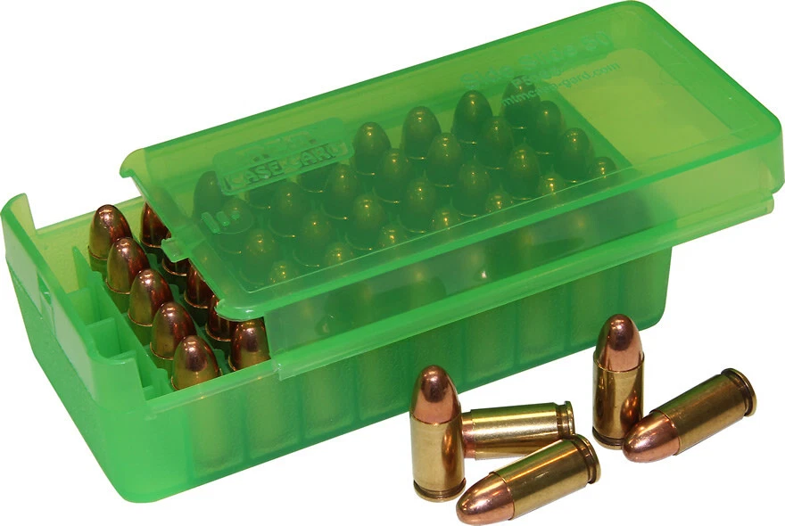 MTM P50SS-45-16 SIDE SLIDE HANDGUN AMMO GREEN BOX 45ACP - 50 ROUND - NEW - Image 1 of 1