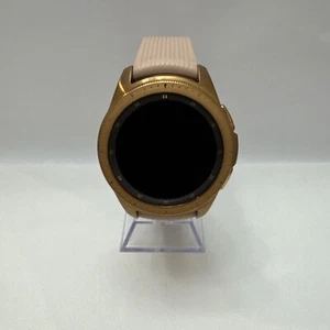 Samsung Galaxy SM-R810 42mm Gold Smart Watch - Picture 1 of 5