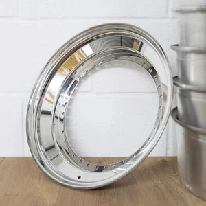 16" - 17" 3,0" BBS RS RF 34 Schraubenloch Alu Außen Radlippe 3 Stück geteilte Felge - Bild 1 von 1