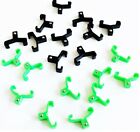 20 GOLIATH INDUSTRIAL ABS 1/4" GREEN & BLACK REPLACEMENT SOCKET RACK RAIL CLIPS