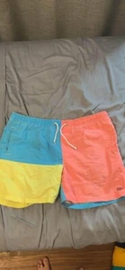 Retro Rusty Board Shorts Mens Size 36 Loud Colourful - Bild 1 von 4