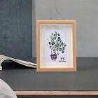 Creative Photo Frame Wood with Glass Cover Nordic for Living Room Wedding Home