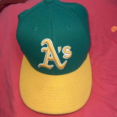 Oakland A's Athletics Wool Hat Pro Model Fitted  Medium  MLB  Zephyr - Image 1 of 4