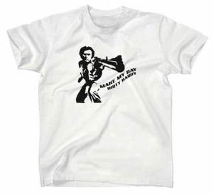 Dirty Harry T-Shirt Make My Day Kult Retro Calahan Fanshirt Fan Funshirt - Bild 1 von 6