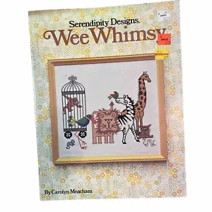 Serendipity Designs Wee Whimsy Carolyn Meacham Animals Alphabet Birth Announce - Picture 1 of 6