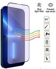 Housse de protection d'écran souple anti-lumière bleue pour iPhone 15 14 13 12 11 X Pro Max