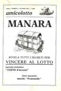 AMICOLOTTO di MANARA - RIVISTA TRIMESTRALE GIOCO DEL LOTTO - 1995 - Foto 1 di 1