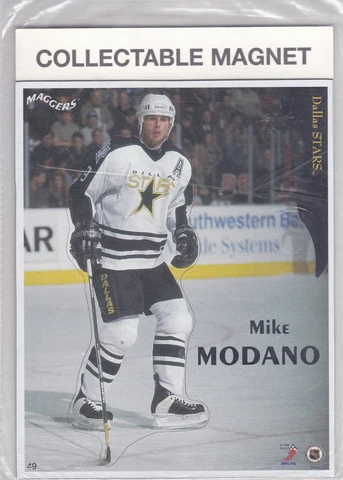 Maggers 1996 Collectable Magnet Mike Modano Dallas Stars Cover