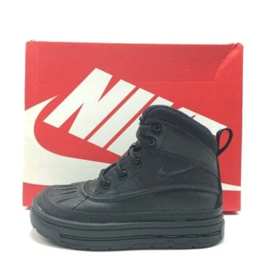 *NEW* Pre-School Kids NIKE WOODSIDE 2 HIGH (PS) BLACK-BLACK (524873 004) 👍 - Image 1 of 4