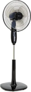 Basics 16-Inch 3-Speed Pedestal Floor Fan, Standing Fan for Black - Picture 1 of 7
