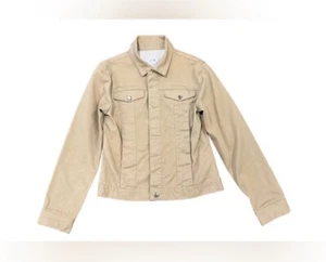 Joe’s Jeans Girls Gold Glitter Workwear Jacket Size 12 - Picture 1 of 14