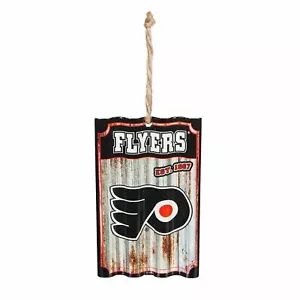 Team Sports America Philadelphia Flyers ornamento in metallo ondulato - Foto 1 di 2