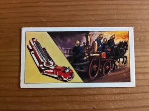 Ringtons Tee Trade Card: Damals und Heute Nr. 12 Feuerwehrfahrzeuge - Bild 1 von 2