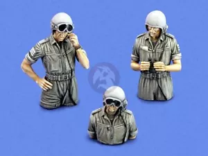 Königliches Modell 1/35 israelische IDF Panzerbesatzung Jom Kippur Krieg 1973 (3 halbe Figuren) 931 - Bild 1 von 1