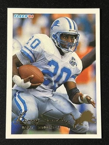 Carta Calcio 1994 Fleer #97 Barry Sanders Detroit Lions HOF - Foto 1 di 2