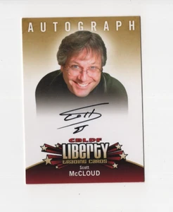 SCOTT MCCLOUD AUTOGRAPH CBLDF LIBERTY COMIC ARTIST AUTO "ZOT!" 2011 CRYPTOZOIC - Picture 1 of 2