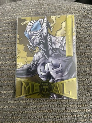 2021 Skybox Spider-Man Marvel Metal Universe Alistair Smythe #3 Yellow FX MINT - Image 1 of 2