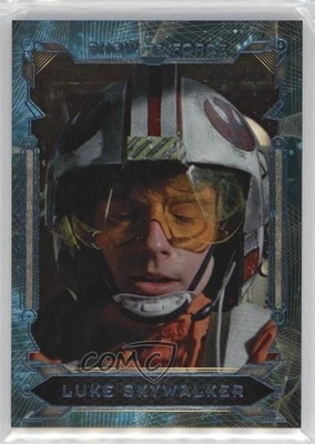 2016 Star Wars Masterwork Show of Force Rainbow Foil 155/299 Luke Skywalker 1cc7 - Image 1 of 3