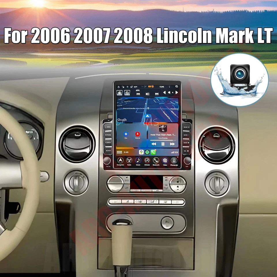 Radio estéreo para automóvil 9,7"" para Lincoln Mark LT 2006-2008 Android 14 CarPlay GPS navegación Foto 1 de 4