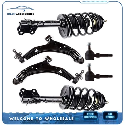 For NISSAN SENTRA 02-06 1.8L Front Struts + Lower Control Arm Sway Bar End Link - Image 1 of 4