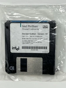 Intel ProShare Personal Conferencing Standard Edition Software 5 Disks New - Picture 1 of 2