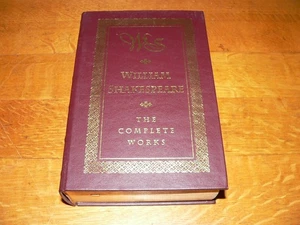 "William Shakespeare The Complete Works" 1994 Barnes & Noble Leatherbound Book - Picture 1 of 7