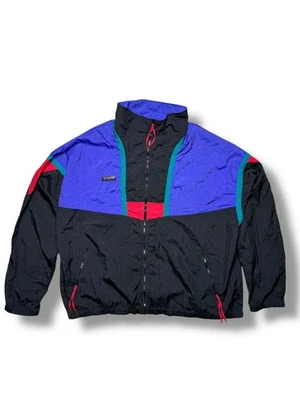 Vintage Columbia Windbreaker Jacket XL 90s Retro Sportswear Colorblock Y2K Warm - Image 1 of 4