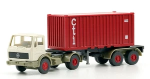 Mercedes NG 1622 S Containersattelzug "CTI" -  Wiking 526 - 1982 - Bild 1 von 4