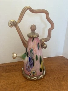 Rare/Paul Allen Counts /Art Glass / Teapot Sculpture/ Signed/mint - Picture 1 of 22