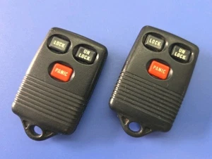 PAIR 1&2 OEM 94 95 96 97 FORD F-150 KEYLESS REMOTE KEY FOBS GQ43VT4T 3165189 - Foto 1 di 4