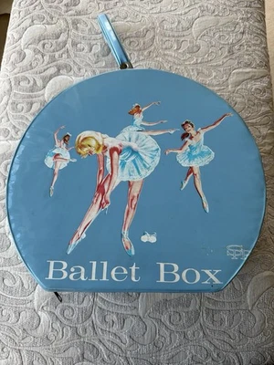 Caja de ballet vintage SPP estuche de transporte de plástico 2265 azul Foto 1 de 4
