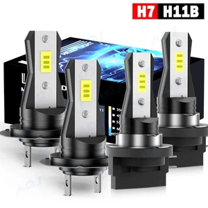 H7+H11B LED Headlight High Low Beam FOR Hyundai Santa Fe 2009-2016 - Picture 1 of 11