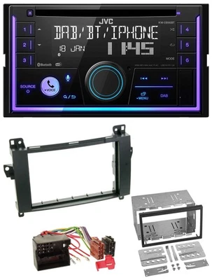 JVC MP3 USB 2DIN DAB Bluetooth CD Autoradio für Mercedes B-Klasse T245 05-11 - Bild 1 von 4