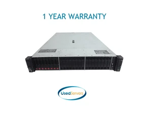 HP DL380 G10 24SFF 64GB 2xGold 6134 3.2GHZ=16Cores 8x600GB 12G SAS P408I-a - Picture 1 of 2