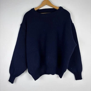 VTG Filson Guide Sweater 100% Wool Mens XL Heavyweight Navy Classic USA - Picture 1 of 8
