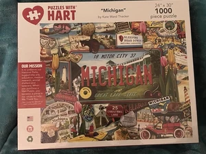 Puzzles With Hart - Michigan 1000 piece puzzle 24" x 30" - Bild 1 von 2