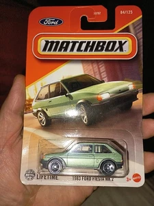 2025 Matchbox 1983 Ford Fiesta MK 2 Green 84/125 - Picture 1 of 1