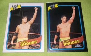 WWE Heritage Topps Chrome Cody Rhodes #40 Rookie Card Lot AEW  - Bild 1 von 5