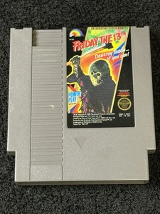 Friday The 13th Nintendo NES 1989 Authentic Tested Horror Survival Classic - Bild 1 von 2