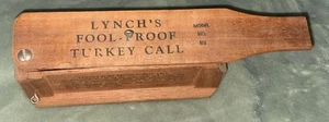 Vintage Lynch’s Fool-Proof Turkey Call Caller Model No. 101 1965 Jagd - Bild 1 von 6