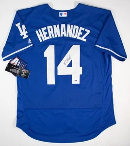 Kike Hernandez Signed/Autographed Los Angeles Dodgers Custom Jersey (PSA/DNA) - Picture 1 of 2
