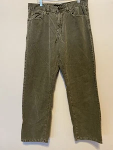 Vintage Calvin Klein Corduroy Pants Mens 32x29 Gray Relaxed Straight Y2K - Picture 1 of 9