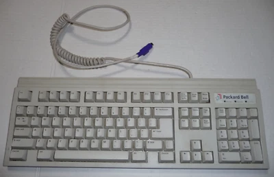 Vintage Packard Bell Mechanical Keyboard 5130 Clicky Keyboard PC Gaming NEW - Image 1 of 3