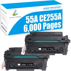 2PK 55A CE255A Toner Cartridge for HP LaserJet Pro 500 MFP M521DN M521DW M521DX - Picture 1 of 12