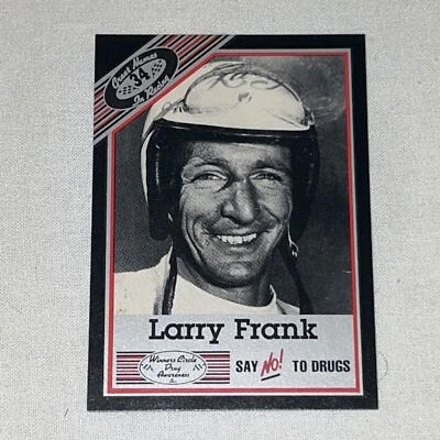Larry Frank #34 1989 WINNERS CIRCLE RACING LEGEND NASCAR VINTAGE LEGEND card - Image 1 of 2
