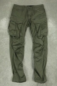 Pantalón cargo G-Star Raw para hombre W32 L30 gris Rovic cremallera 3D regular cónico - Imagen 1 de 10