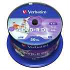 Verbatim Dvd And R Double Layer Pro Inkjet Thermal Printable 85Gb8x 50 Pack Spindle